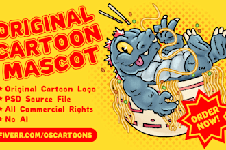 create a proffessional mascot logo or brand character