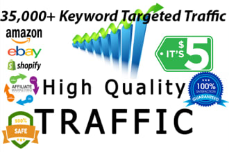 give unlimited genuine organic keyword targeted web traffic for 30 days