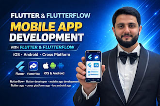 do expert mobile app development in flutter and flutterflow