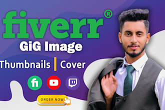 create fiverr gig images and youtube thumbnails that get clicks
