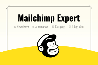 be your mailchimp expert email marketing manager