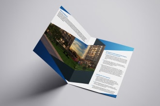 design catalog, bi fold brochure for you