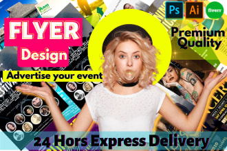 do church flyer, event club party, sport, salon flyer design