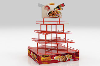bring your point of purchase vision to life with 3d modeling
