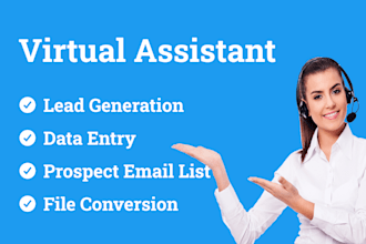 be your virtual assistant for prospect list building
