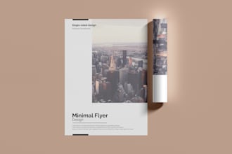 design beautiful single sided flyer within 24hrs