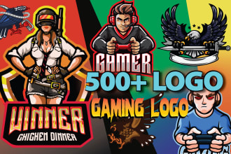 do mascot gaming business hand righting logo design in 6hrs