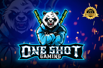 design a gaming mascot logo and character mascot for you