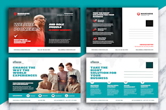 design standard postcard or direct mail eddm postcard