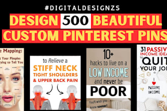 create professional pinterest pins design