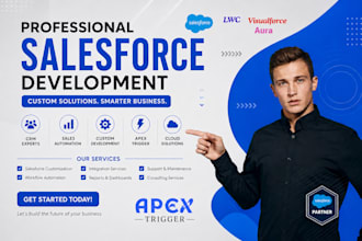 be your salesforce develope for apex, lwc, aura, visualforce and API integration
