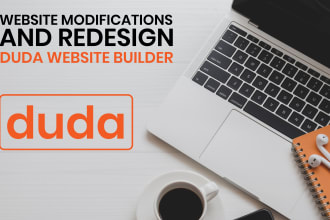 do duda website builder modifications and redesign