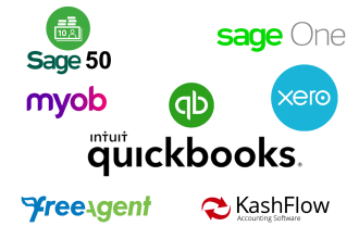 do accounting and bookkeeping in quickbooks, xero, sage etc