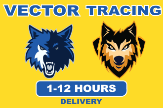 vector tracing logo tracing retrace image illustration image to vector