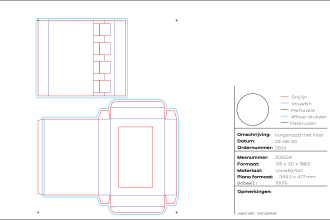 create any packaging die cut templates as pdf vector