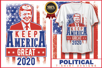do trump or anti trump or political typography tshirt design