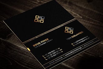 design business card and brand identity