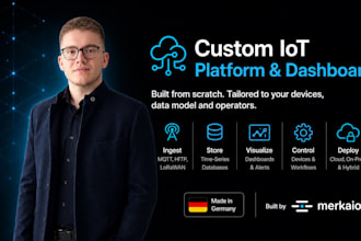 build a custom iot platform and dashboard
