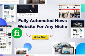 develop an autopilot, autoblog wordpress website for any niche