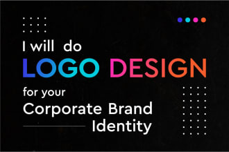 design a corporate identity or brand logo for you