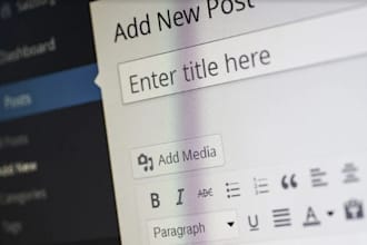 manage and publish blog posts as wordpress VA or upload articles