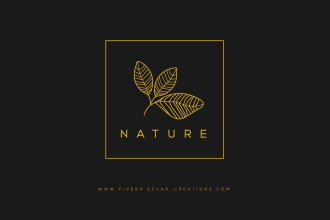 design botanical hand drawn logo for you