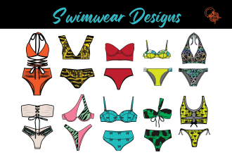 design swimwear, bikini, trunks, briefs, lingerie with techpack