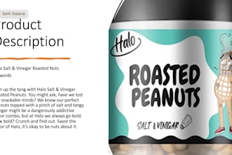 copywrite product description for your packaging