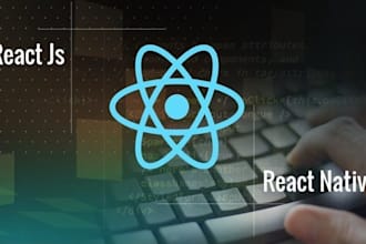 do any work in react js and react native