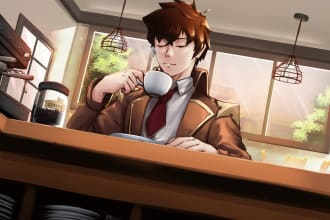 made anime drawings fanarts or original characters