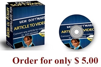 give you a article to video software version 2013