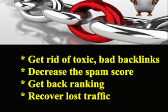 analyze toxic links and remove bad backlinks
