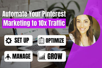 setup, manage and grow your pinterest account to 10x traffic