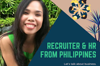 help you with recruitment and human resource