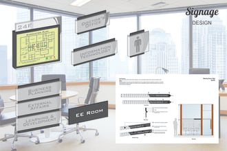 create signages and wayfinding in unique ways