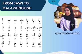 do transliteration from jawi to malay or english
