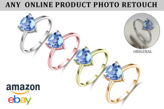 do best quality jewelry retouch and product photo editing background removal