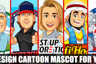 design cartoon mascot for you