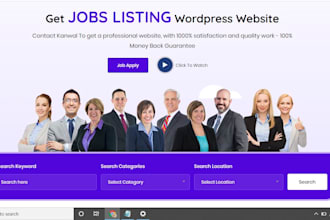 develop job portal website with job manager with pro theme