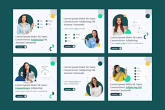 do professional social media post designs