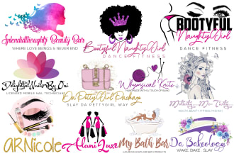 design a  feminine logo for you in 1 hour