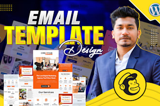 design mailchimp newsletter and setup mailchimp automation on wordpress
