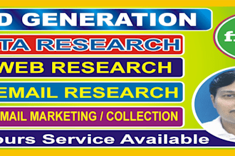 provide b2b lead generation, targeted email lists, business leads