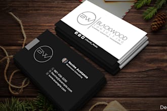 design professional business cards or unique brand identity