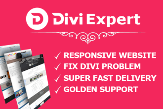 build divi wordpress website design using divi theme, divi builder