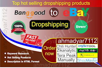 do banggood to ebay dropshipping listings