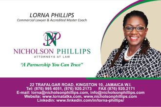 do business card, letterhead, thank you card, stationery or capability statement
