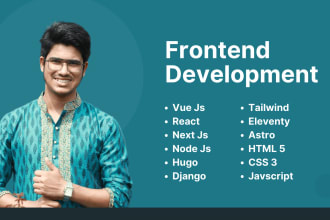be your front end or UI UX developer and designer