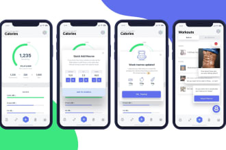 create IOS and android app using flutter with full backend
