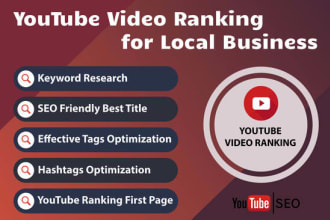 do youtube channel SEO to improve ranking